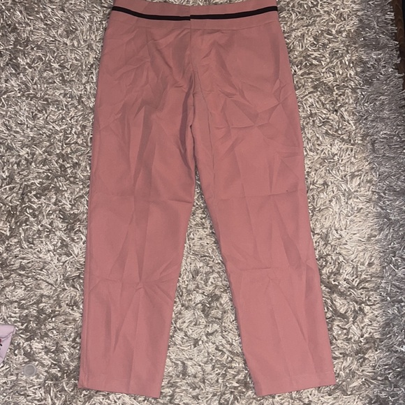 Pink and navy business slacks - Picture 2 of 3